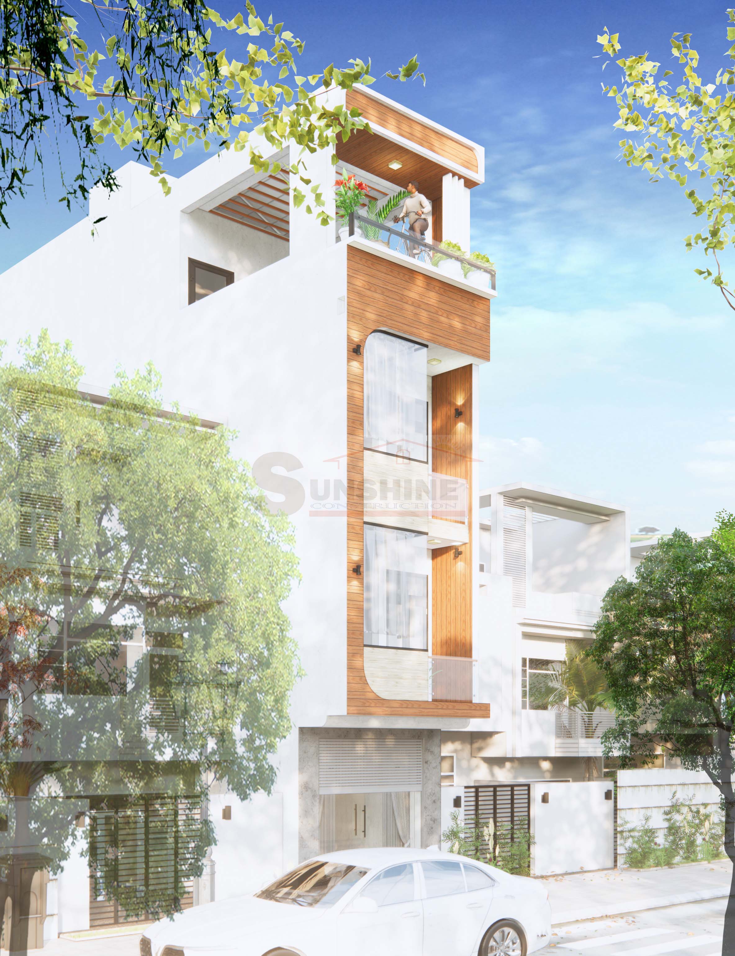 Thiết kế nhà phố Lagi hiện đại