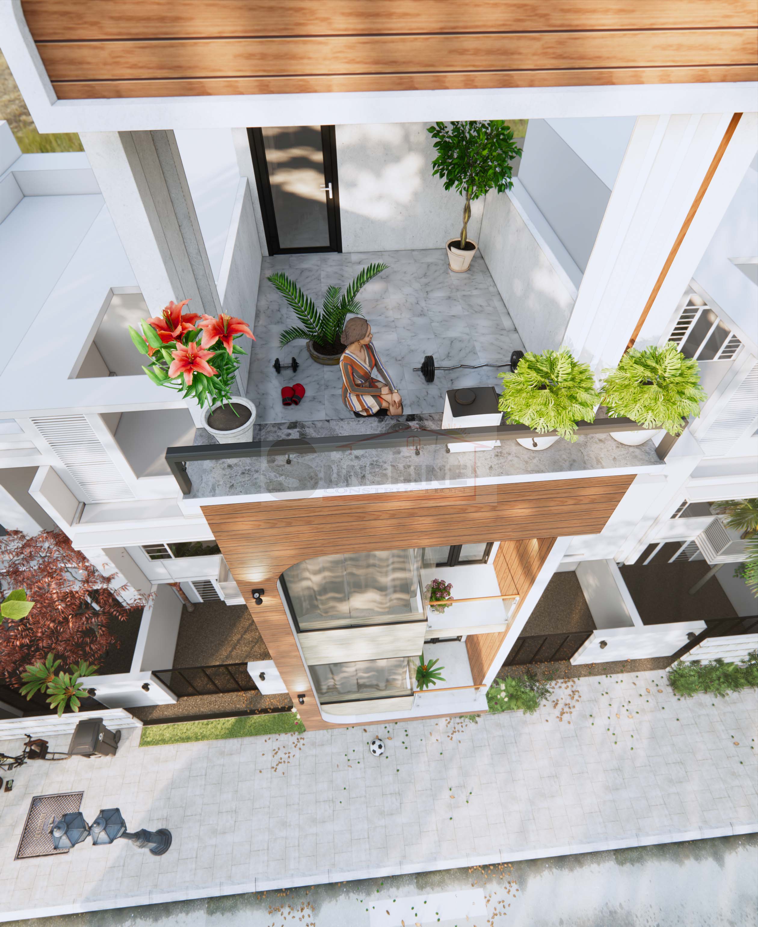 Thiết kế nhà phố Lagi hiện đại