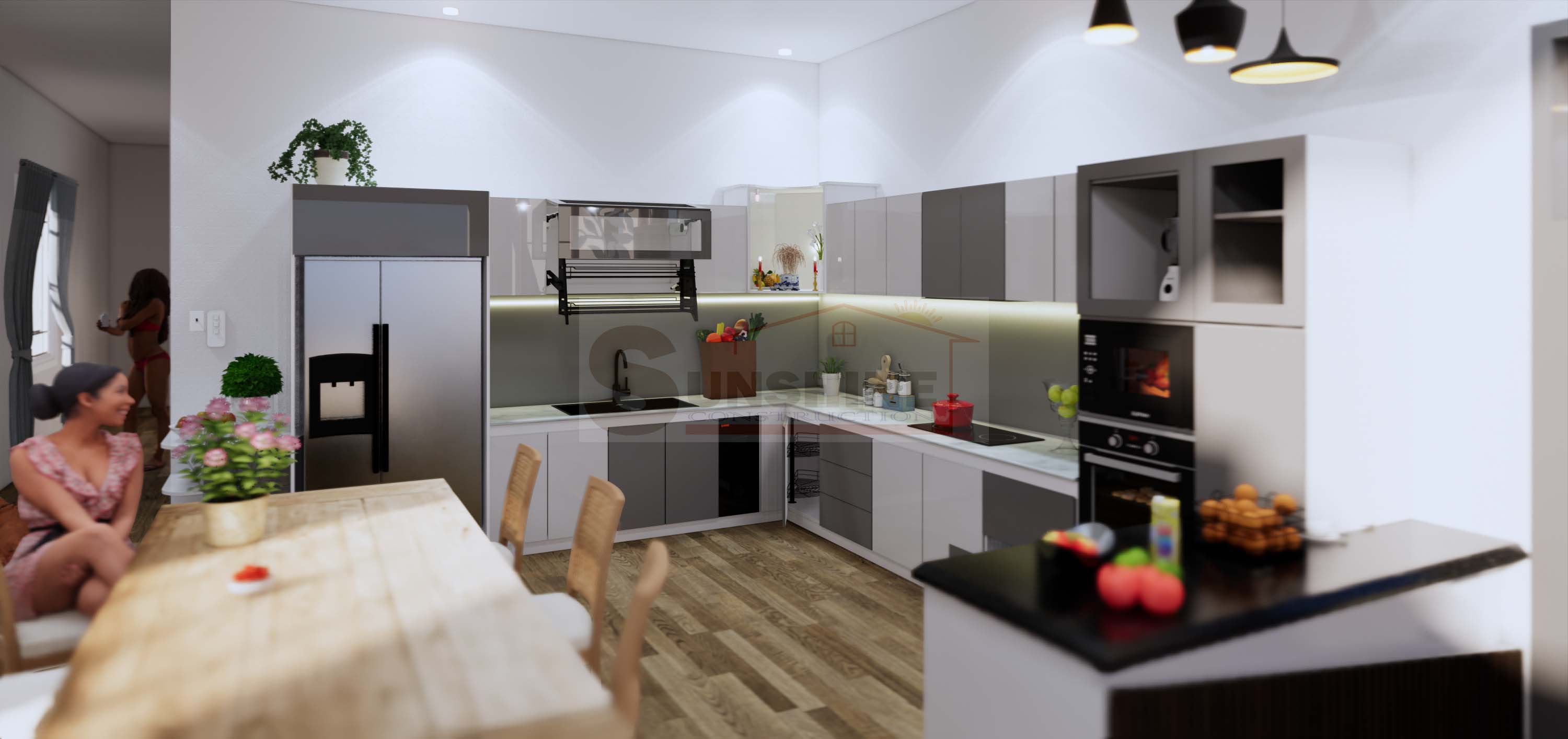 Thiết kế nhà phố Tân Hải hiện đại