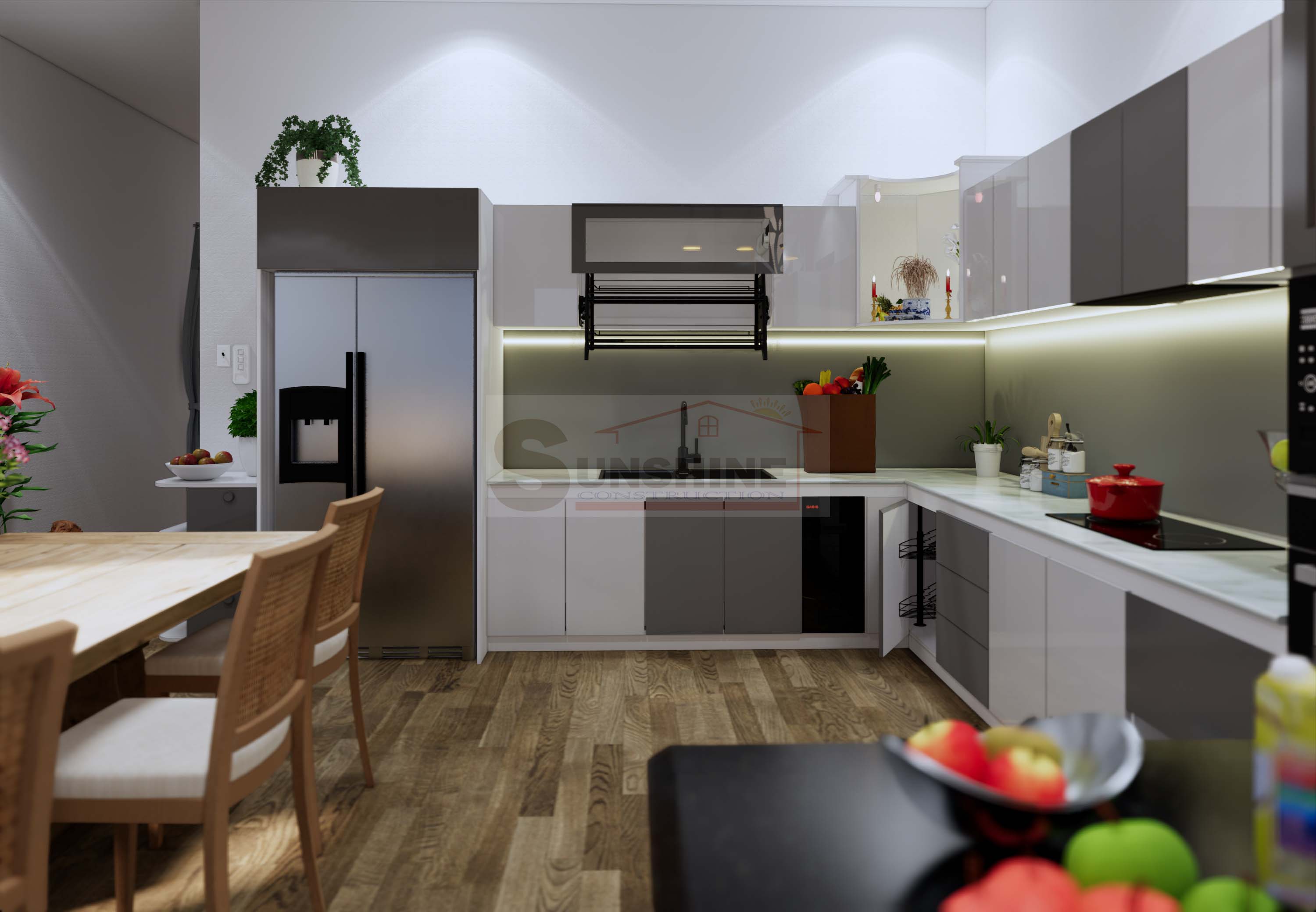 Thiết kế nhà phố Tân Hải hiện đại