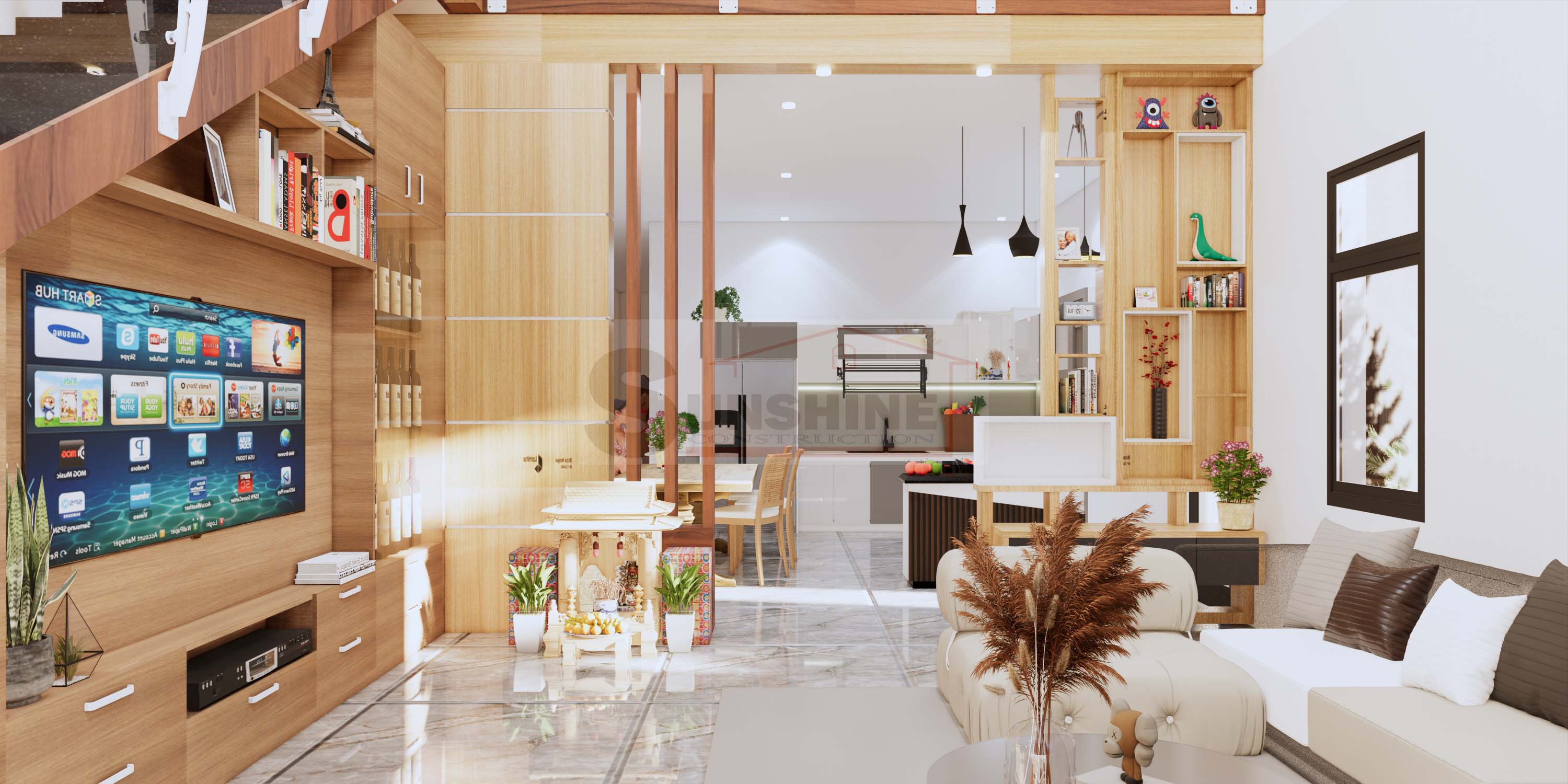 Thiết kế nhà phố Tân Hải hiện đại