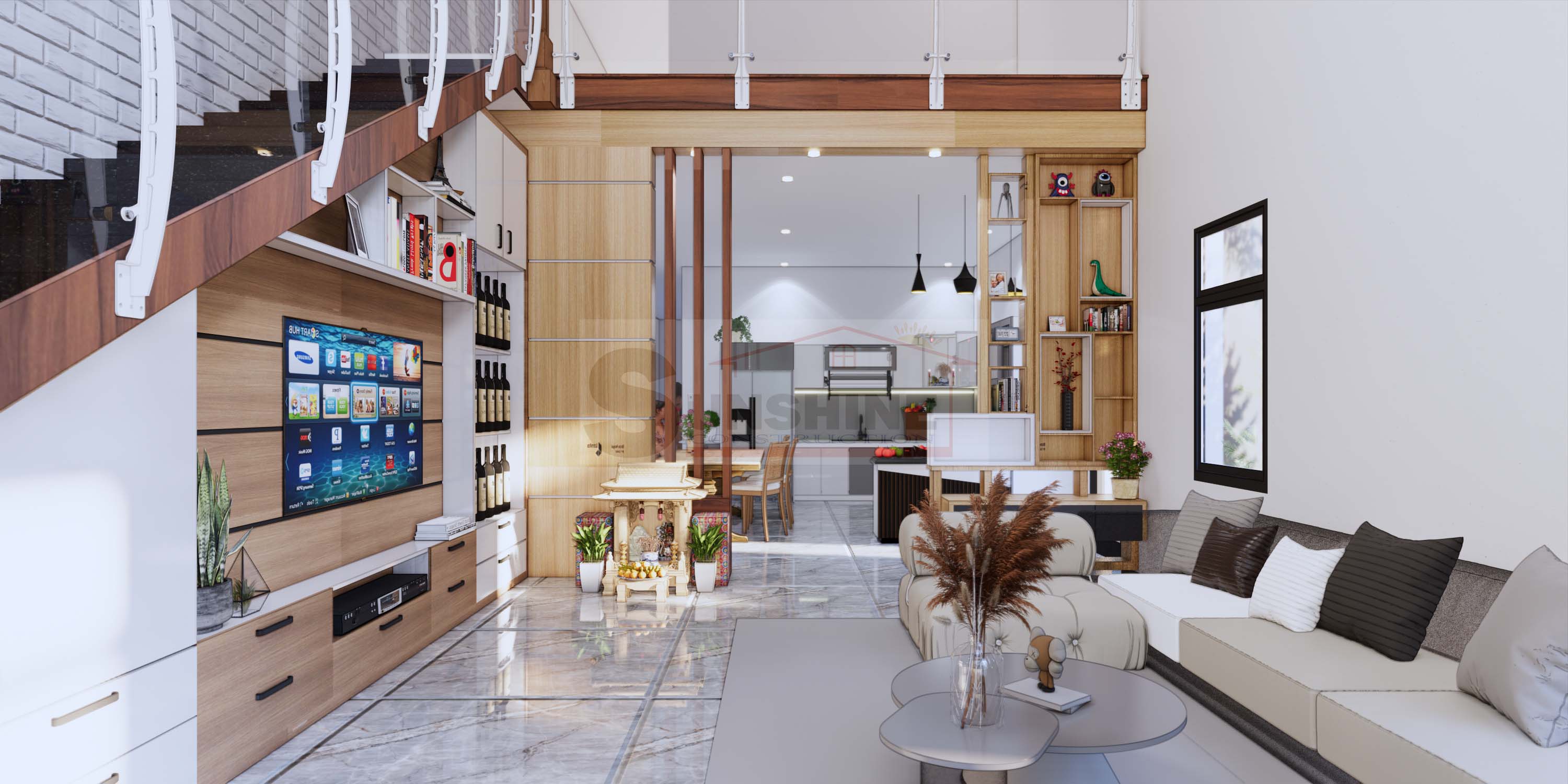 Thiết kế nhà phố Tân Hải hiện đại