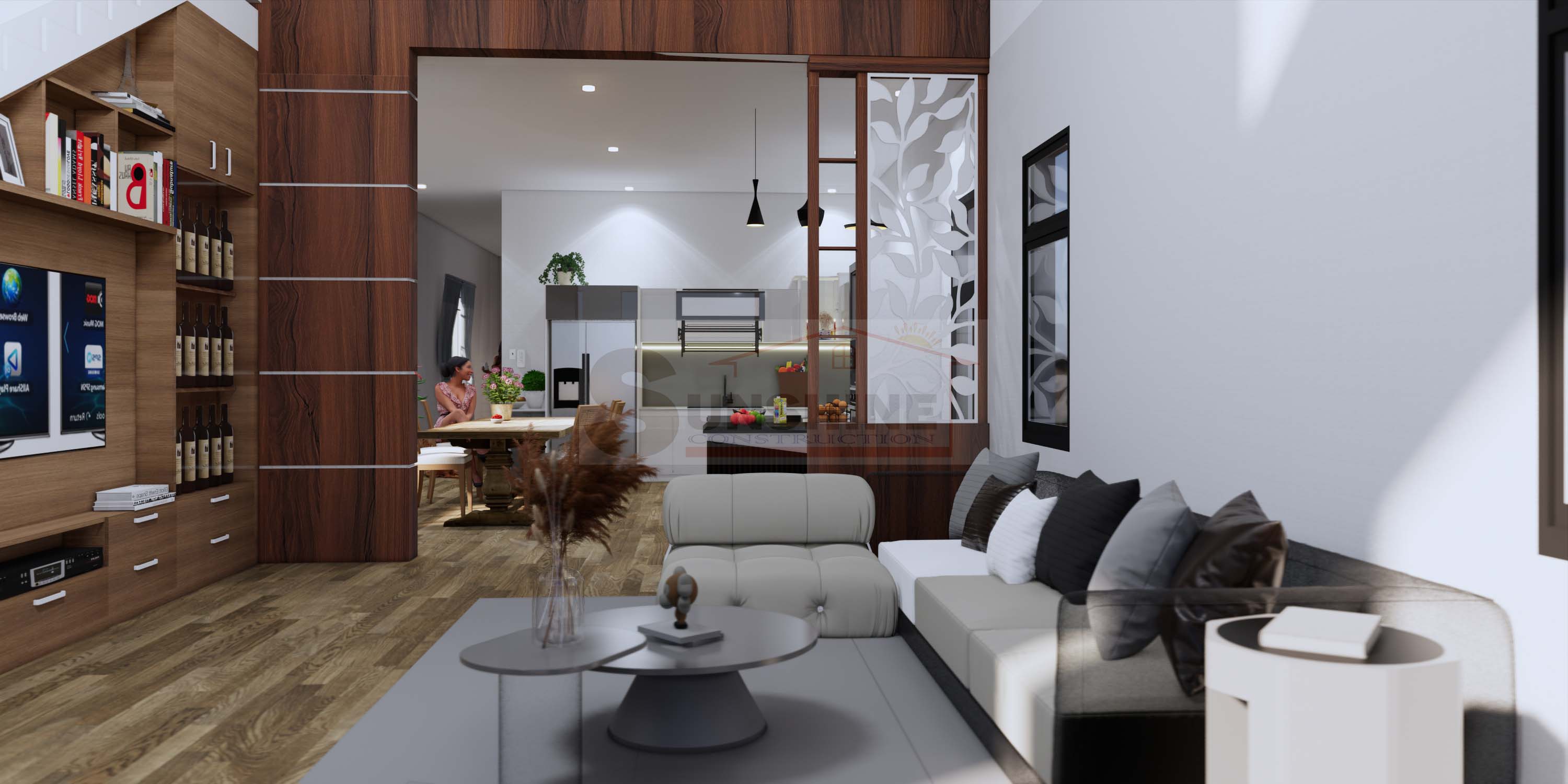 Thiết kế nhà phố Tân Hải hiện đại