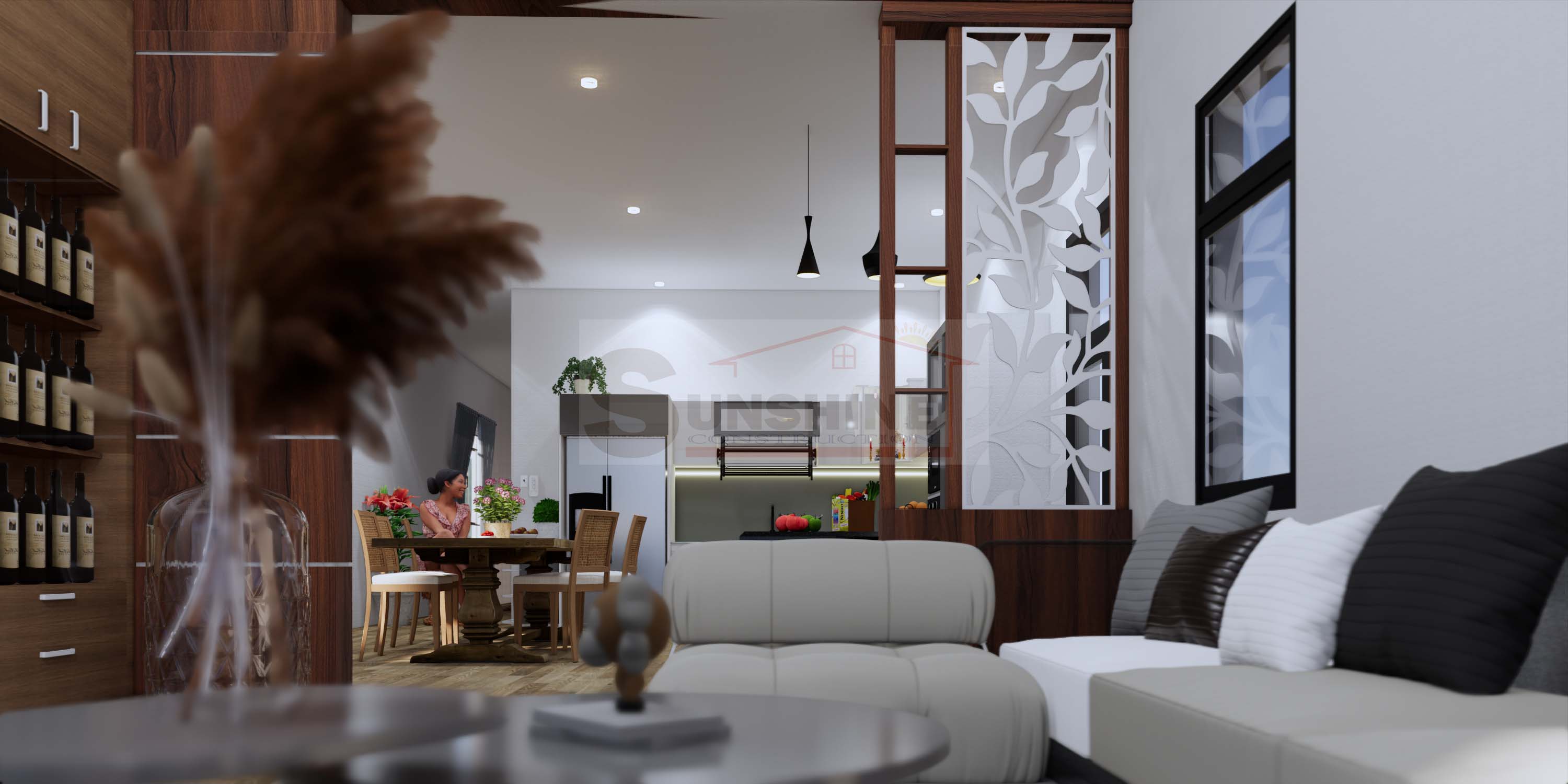 Thiết kế nhà phố Tân Hải hiện đại