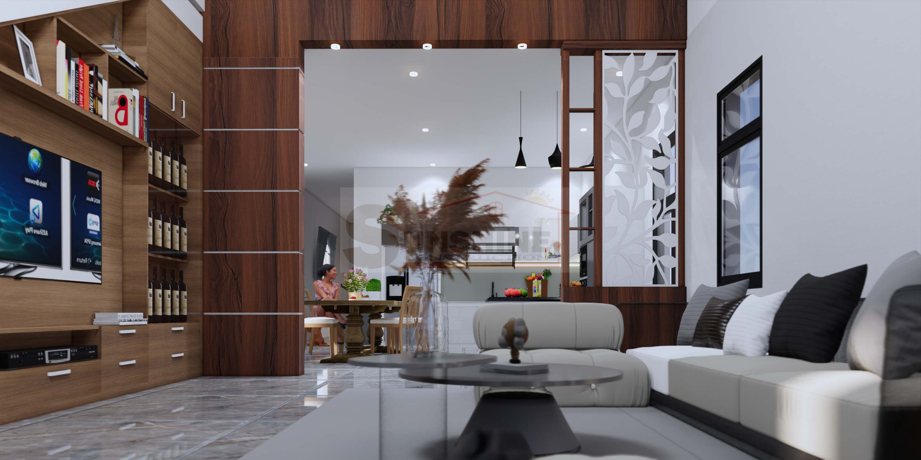 Thiết kế nhà phố Tân Hải hiện đại