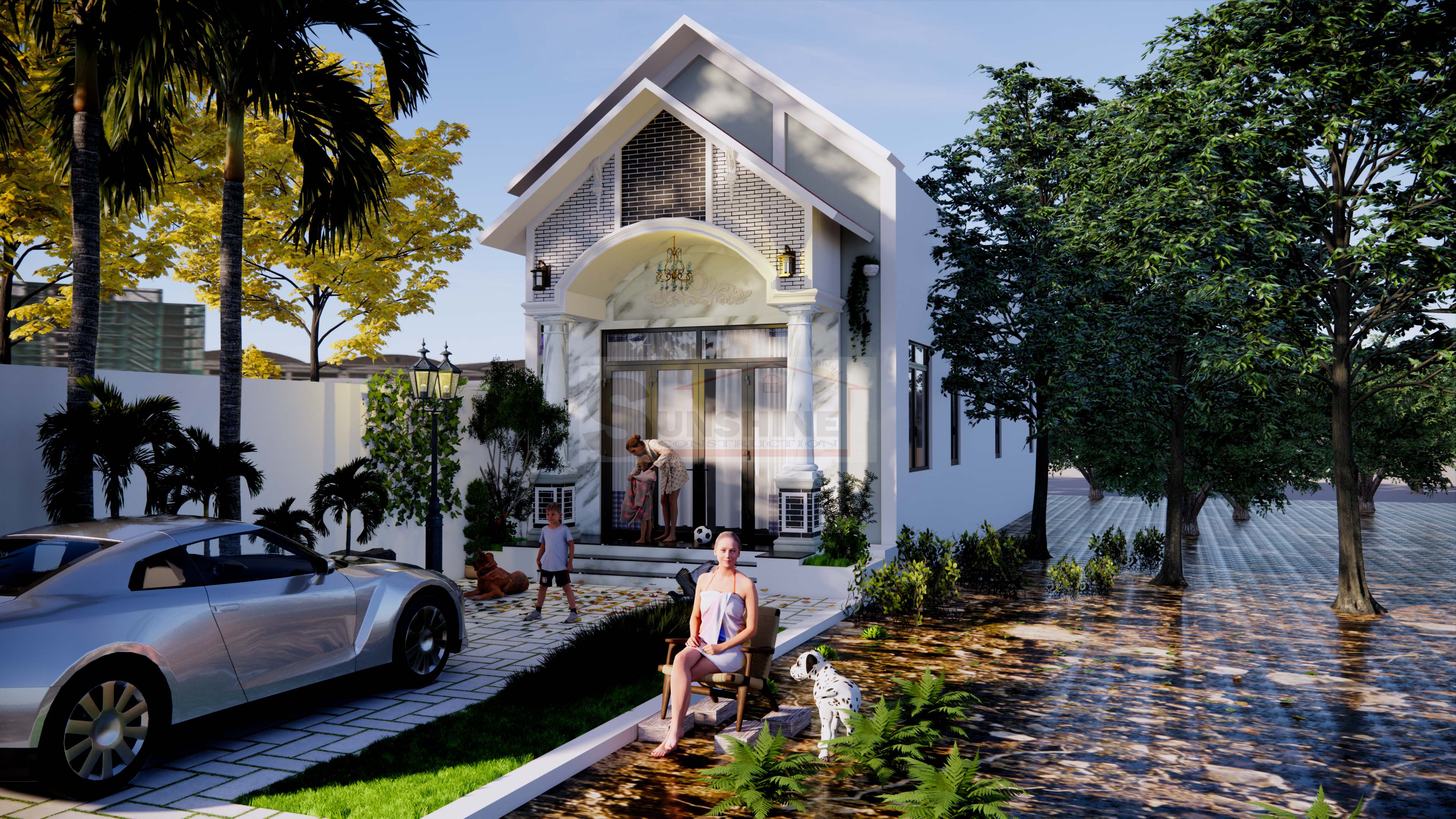 Thiết kế Nhà Phố Hiện Đại