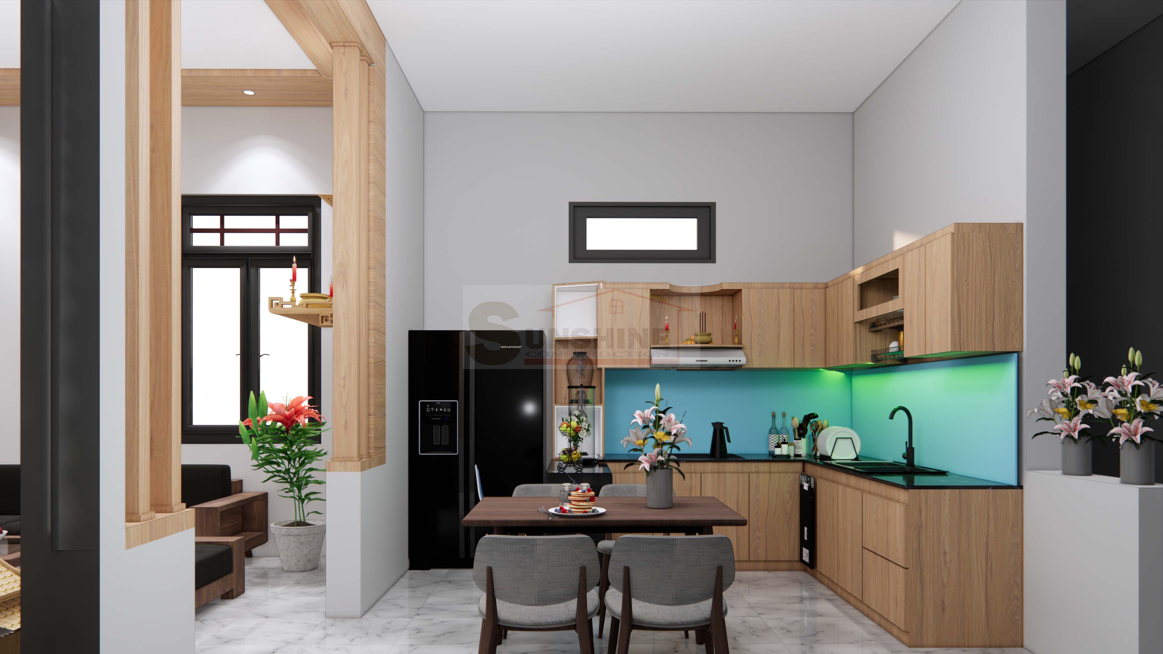 Nhà phố Hồ Chí Minh phong cách hiện đại