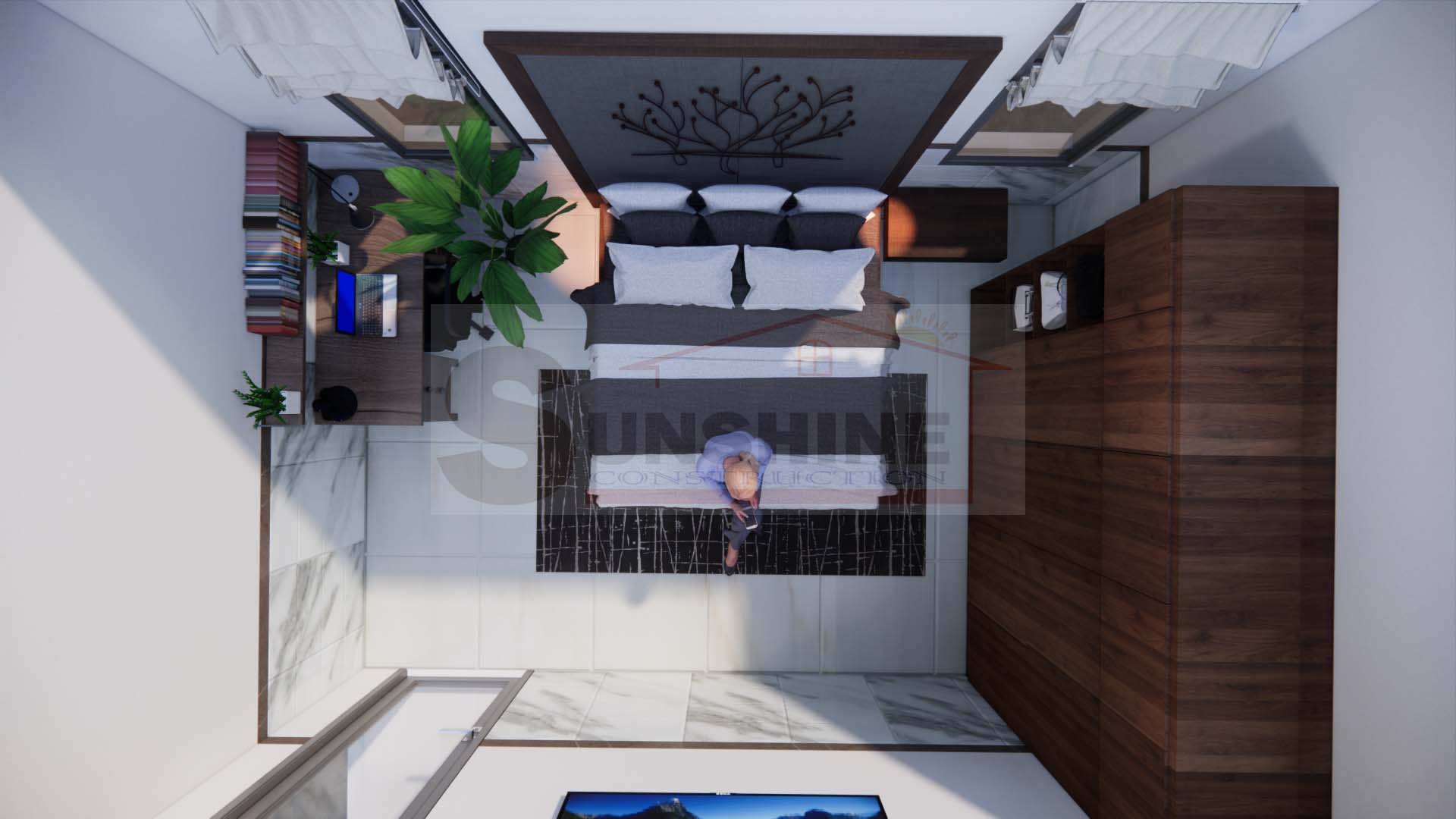 Thiết kế nhà phố phong cách hiện đại Cô Tuyết