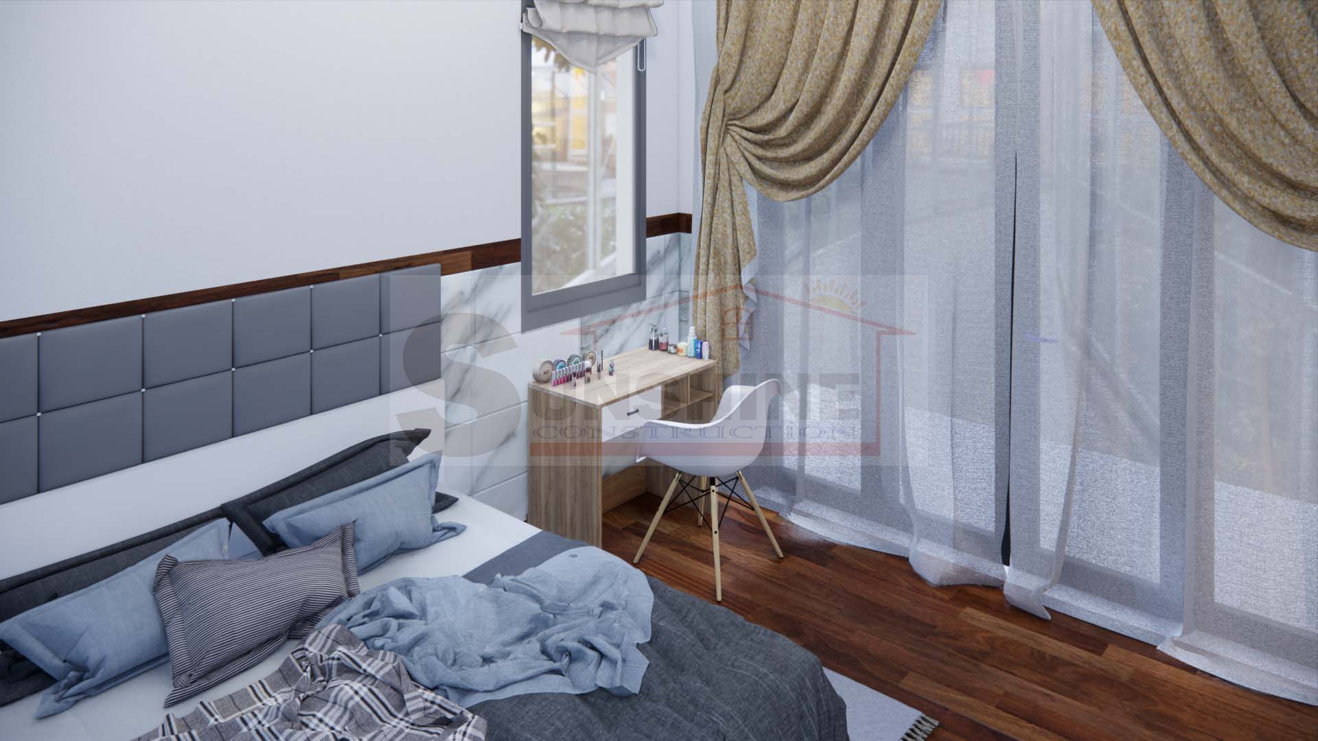 Thiết kế nhà phố phong cách hiện đại Cô Tuyết