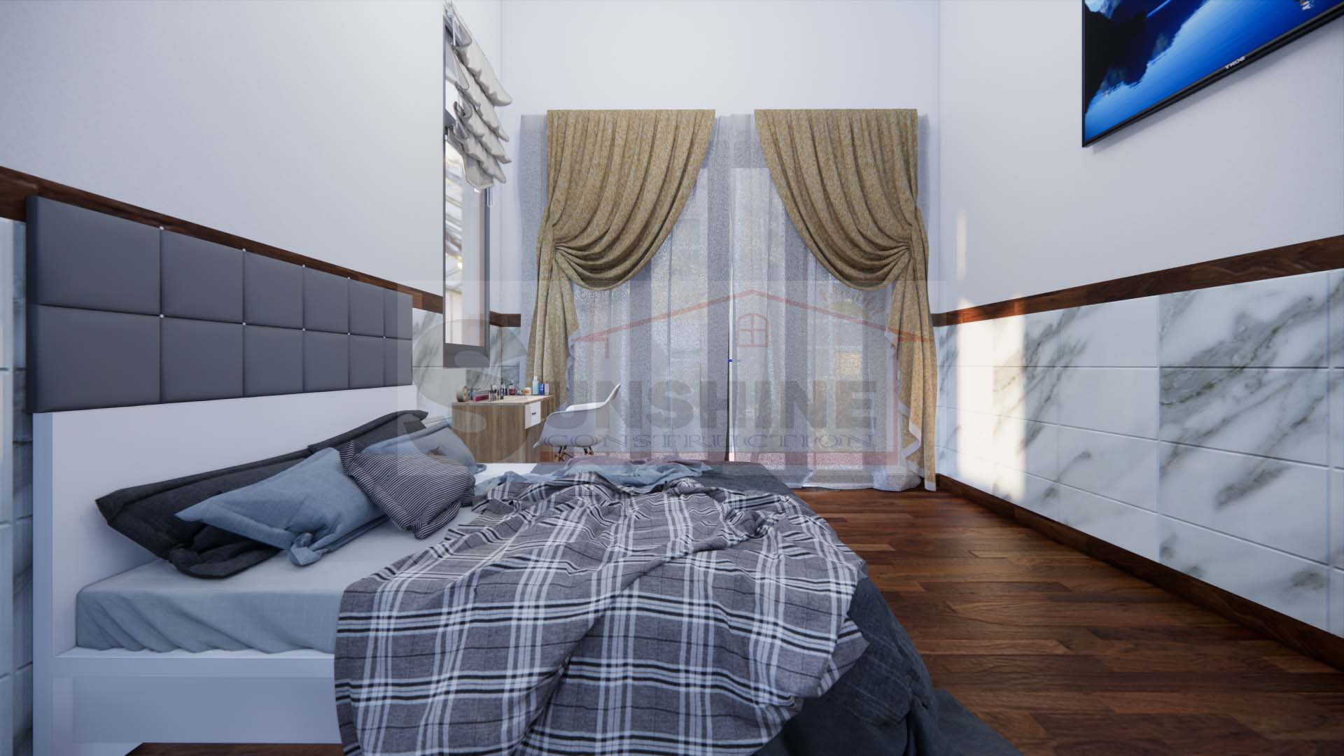 Thiết kế nhà phố phong cách hiện đại Cô Tuyết