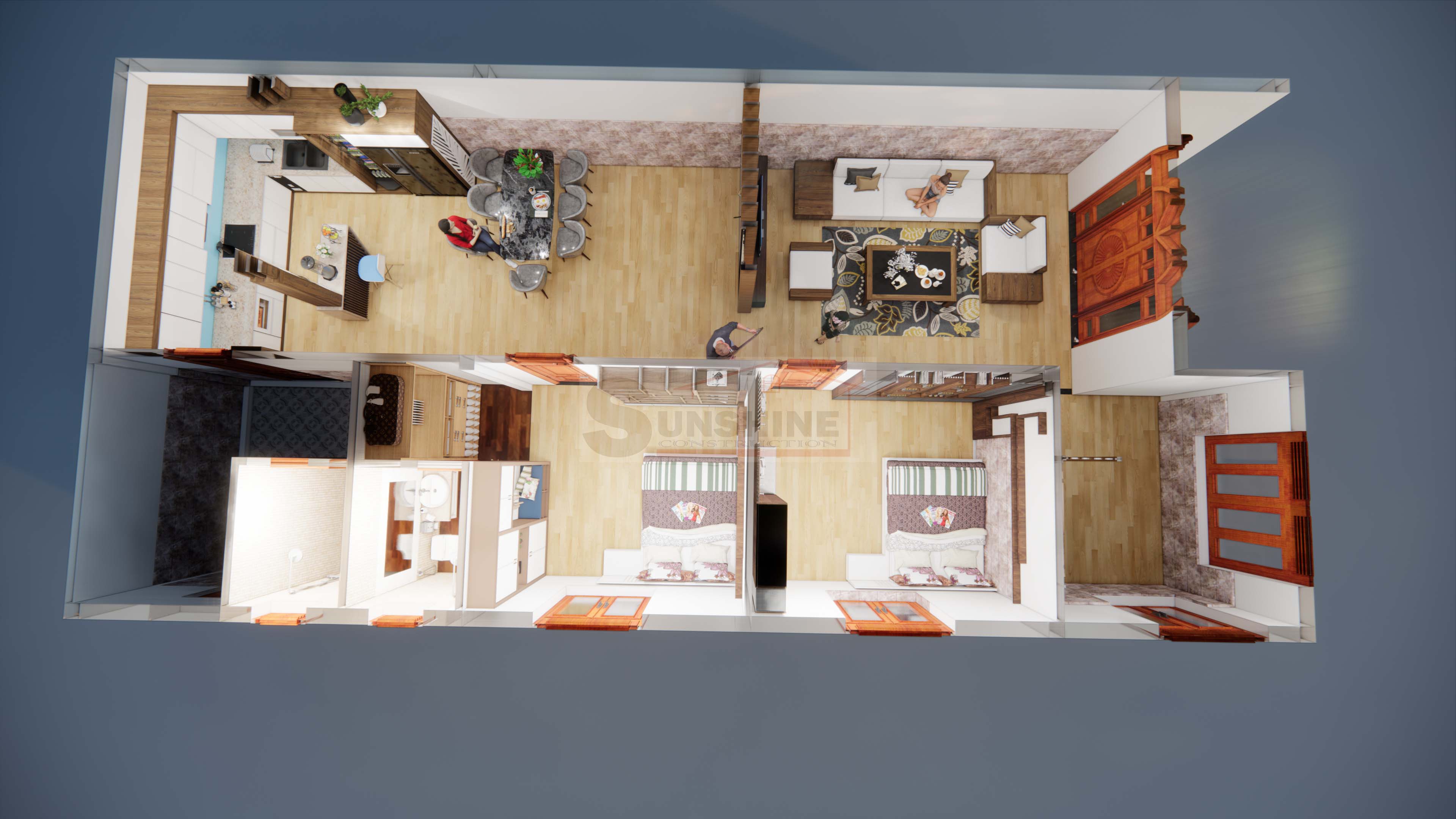 Thiết kế Biệt Thự Phố Hiện Đại