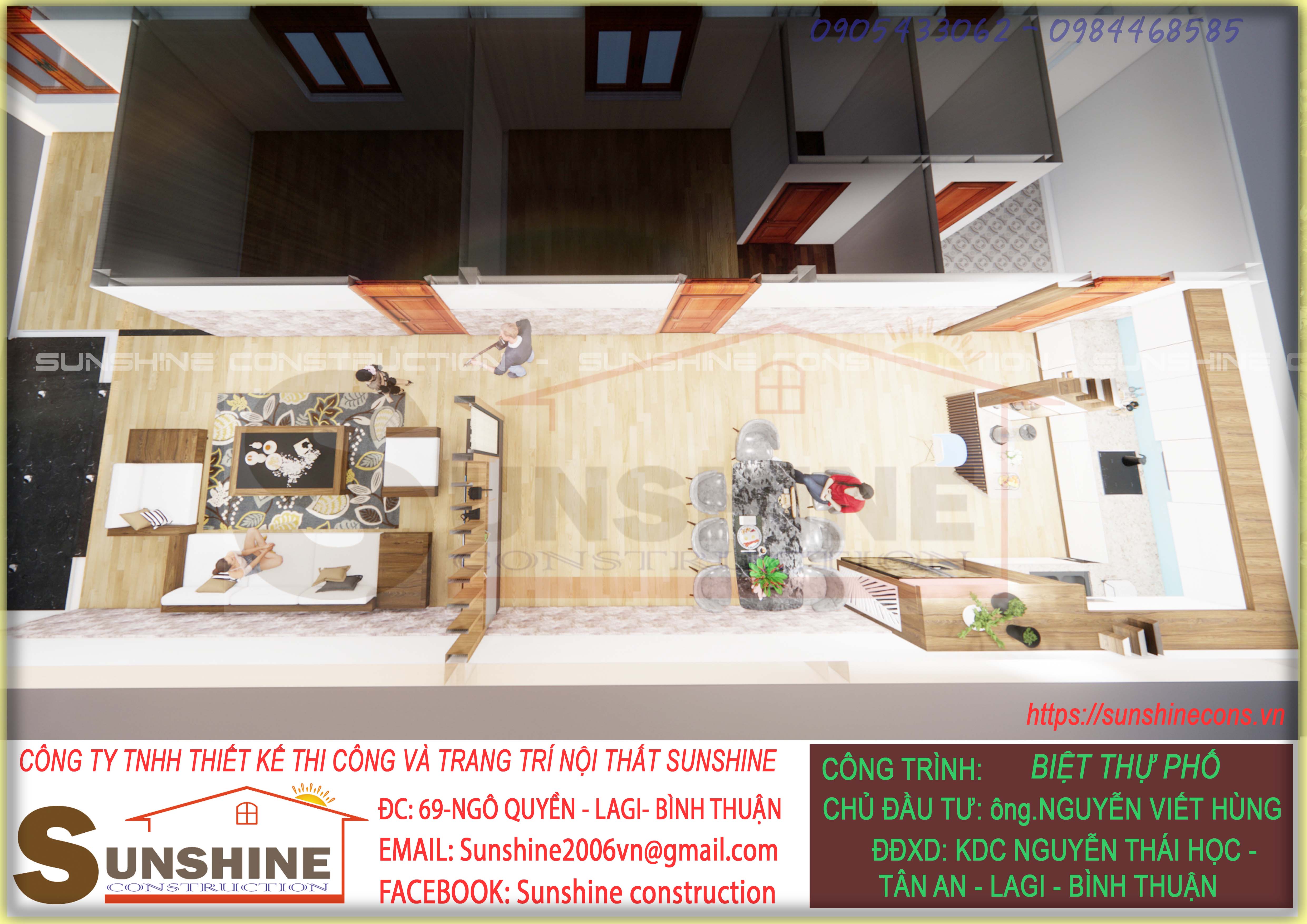 Thiết kế Biệt Thự Phố Hiện Đại