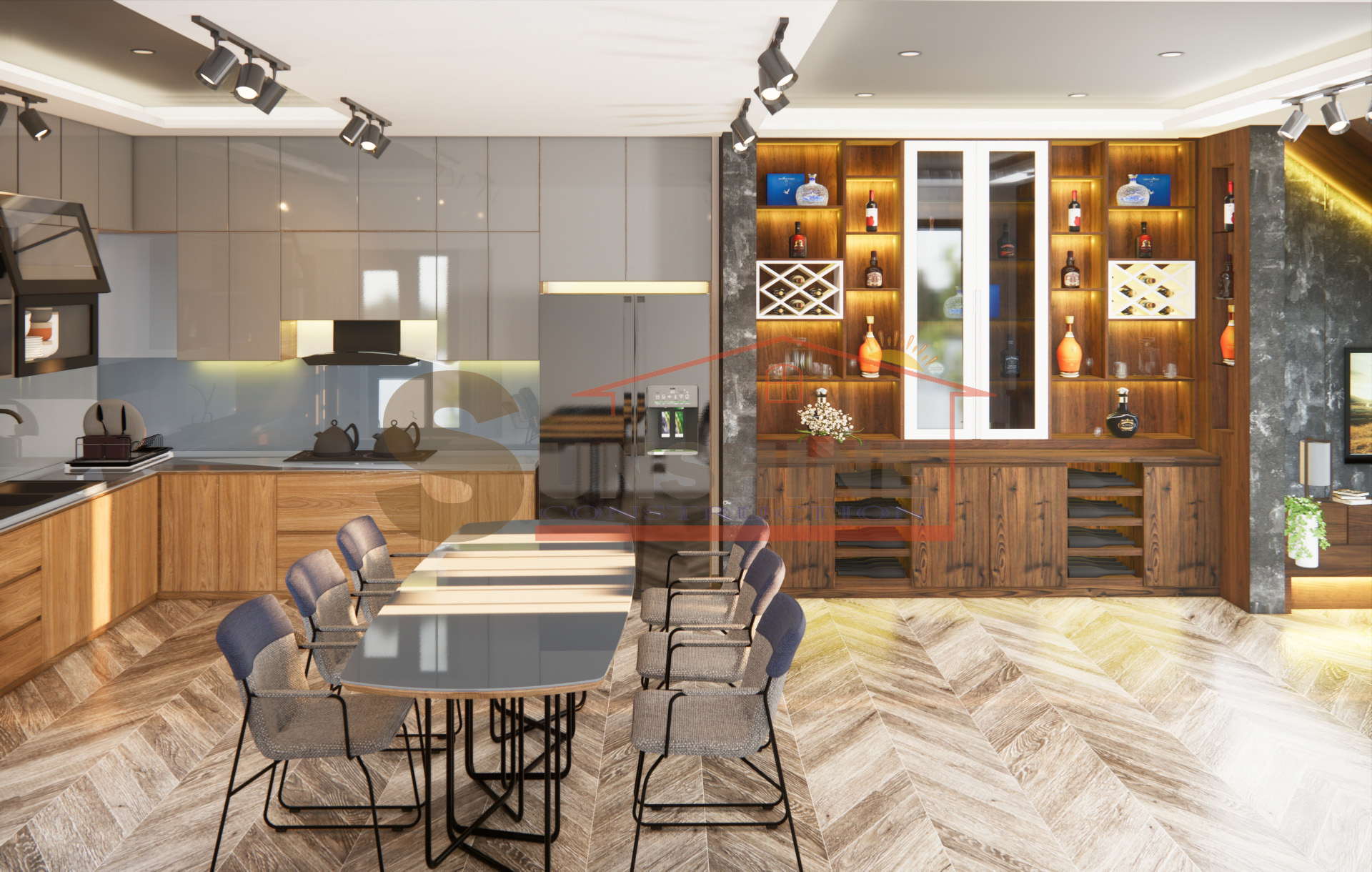 nhà phố hiện đại