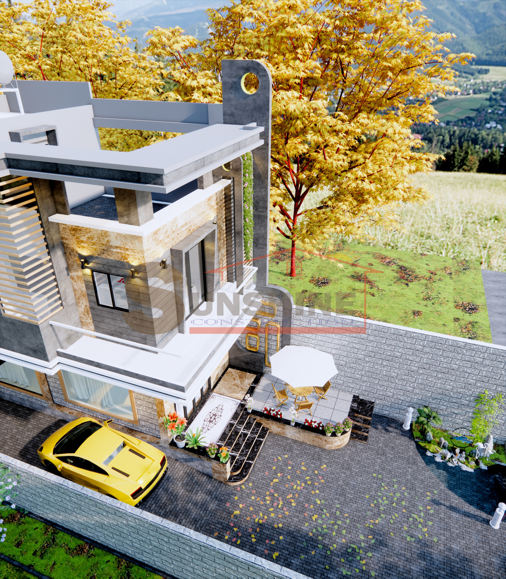 nhà phố hiện đại