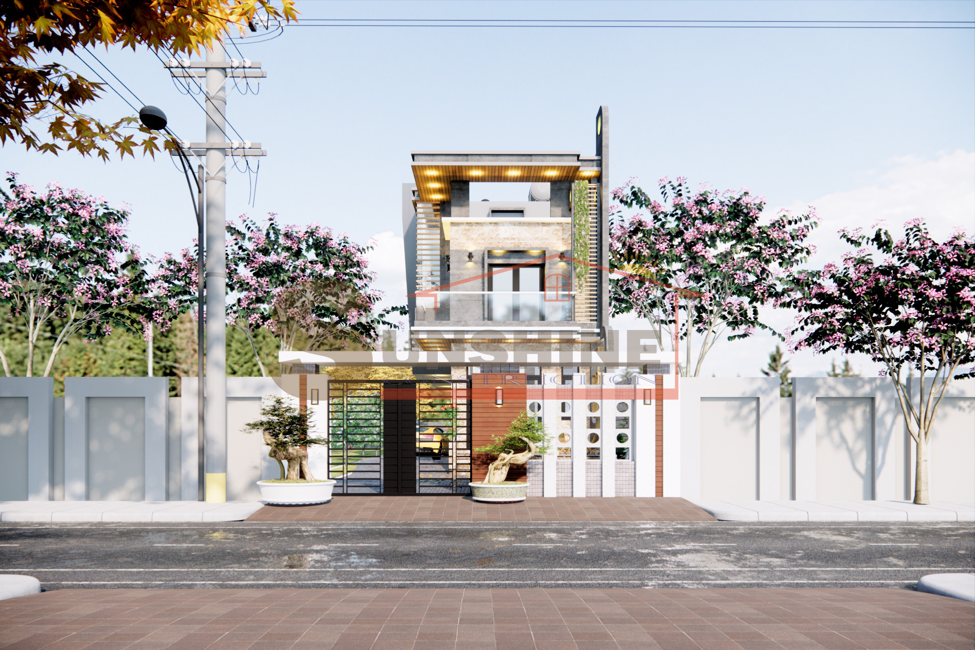 nhà phố hiện đại