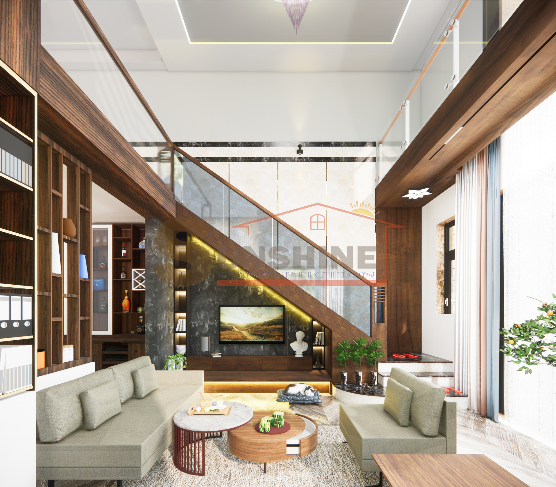 nhà phố hiện đại