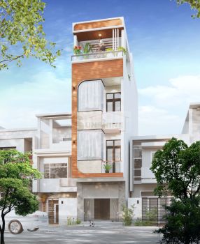 Thiết kế nhà phố Lagi hiện đại