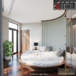 Thiết kế biệt thự San Hô – Vinhomes với nội thất gỗ óc chó nhập khẩu